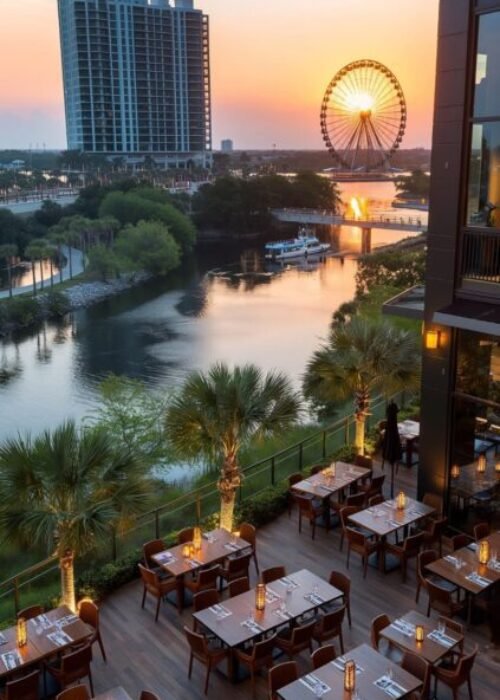 Restaurant with a view